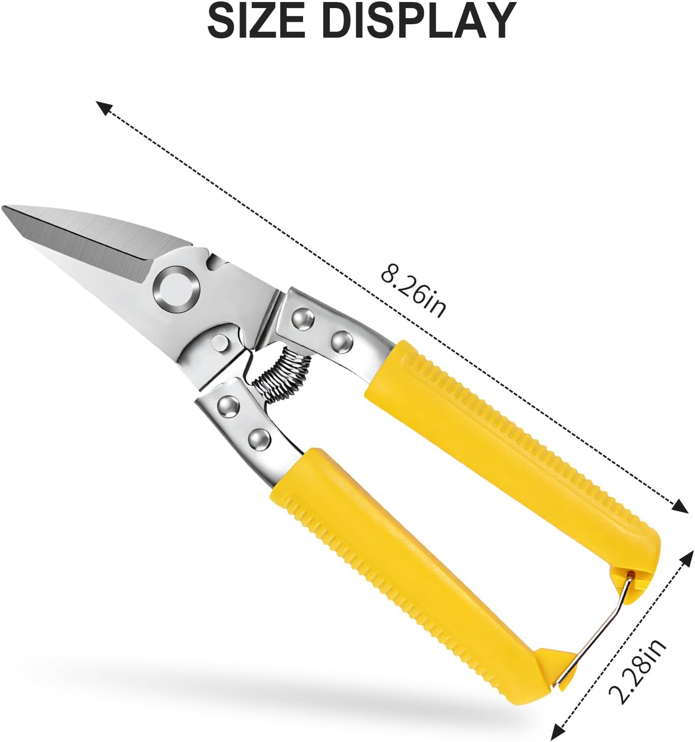 Heavy-Duty Multipurpose Scissors | Non-Slip Handle · Sharp Blades · Ideal for Home & Garden