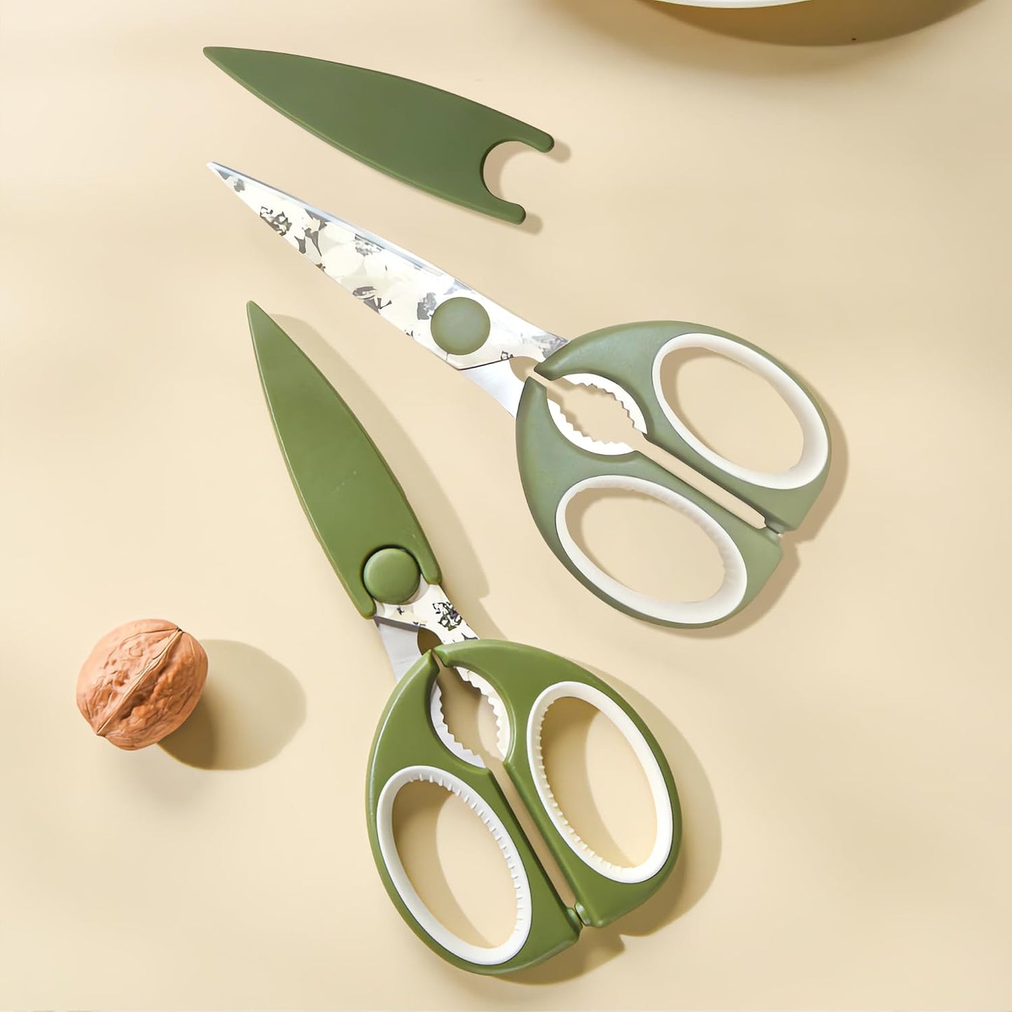 Multi-Purpose Kitchen Scissors | Stainless Steel Blades · Food-Grade Material · Easy to Clean