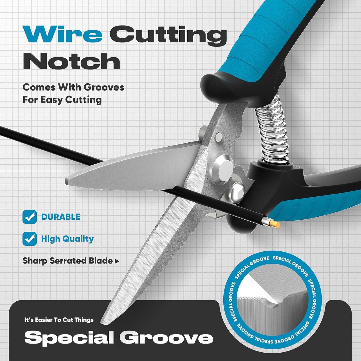 Professional Trimming Scissors | Ergonomic Design · Non-Slip Grip · Ideal for Gardening & Multi-Use