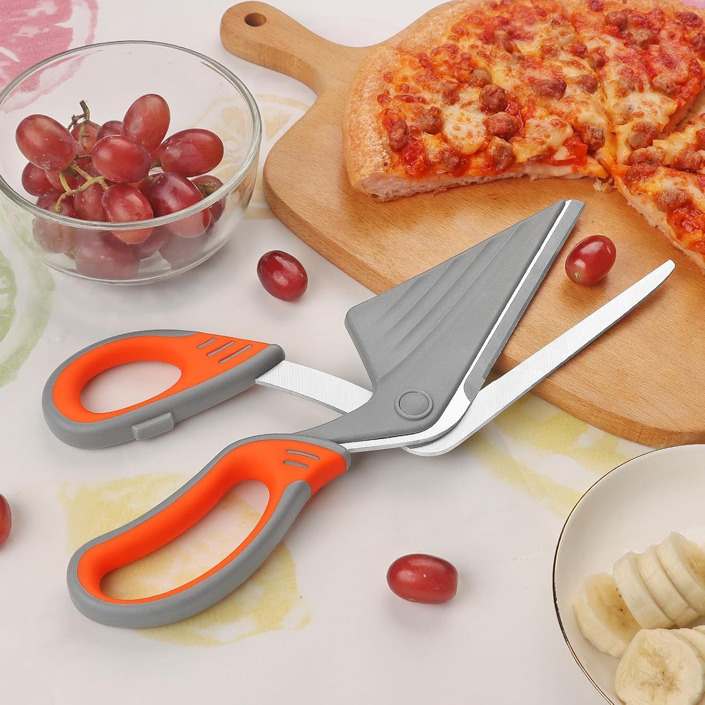 Wide-Blade Multi-Purpose Scissors | Non-Slip Handle · Strong Blades · Effortless Cutting
