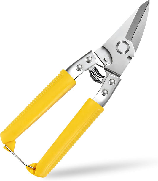 Heavy-Duty Multipurpose Scissors | Non-Slip Handle · Sharp Blades · Ideal for Home & Garden
