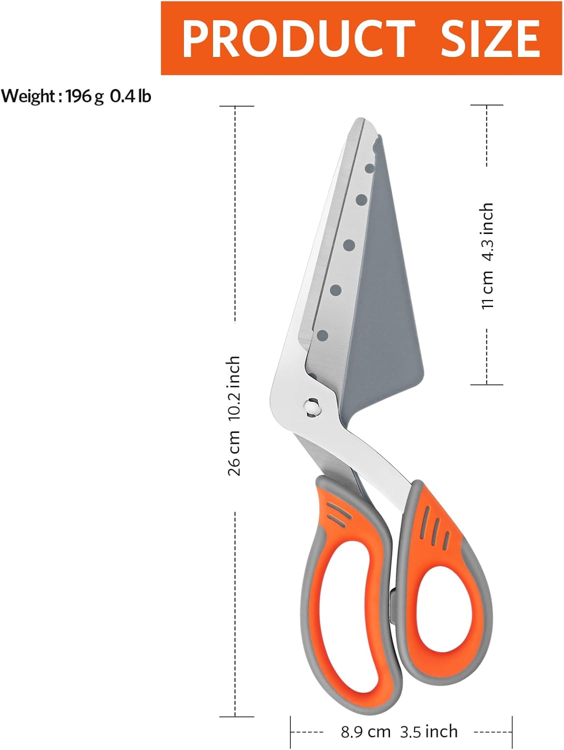 Wide-Blade Multi-Purpose Scissors | Non-Slip Handle · Strong Blades · Effortless Cutting