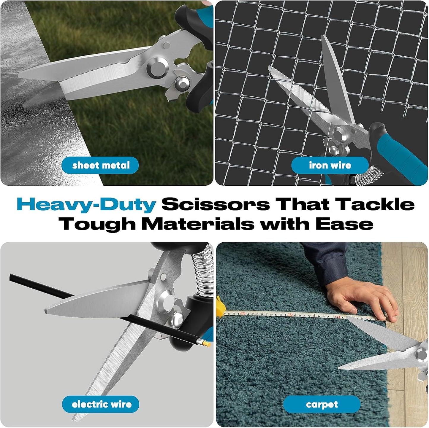 Professional Trimming Scissors | Ergonomic Design · Non-Slip Grip · Ideal for Gardening & Multi-Use